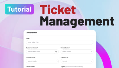 Eyaana Ticket Management