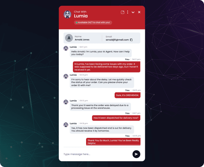 AI Chat Support